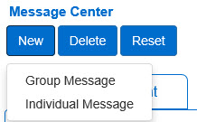 An image showing how to select if creating a group or an individual message 